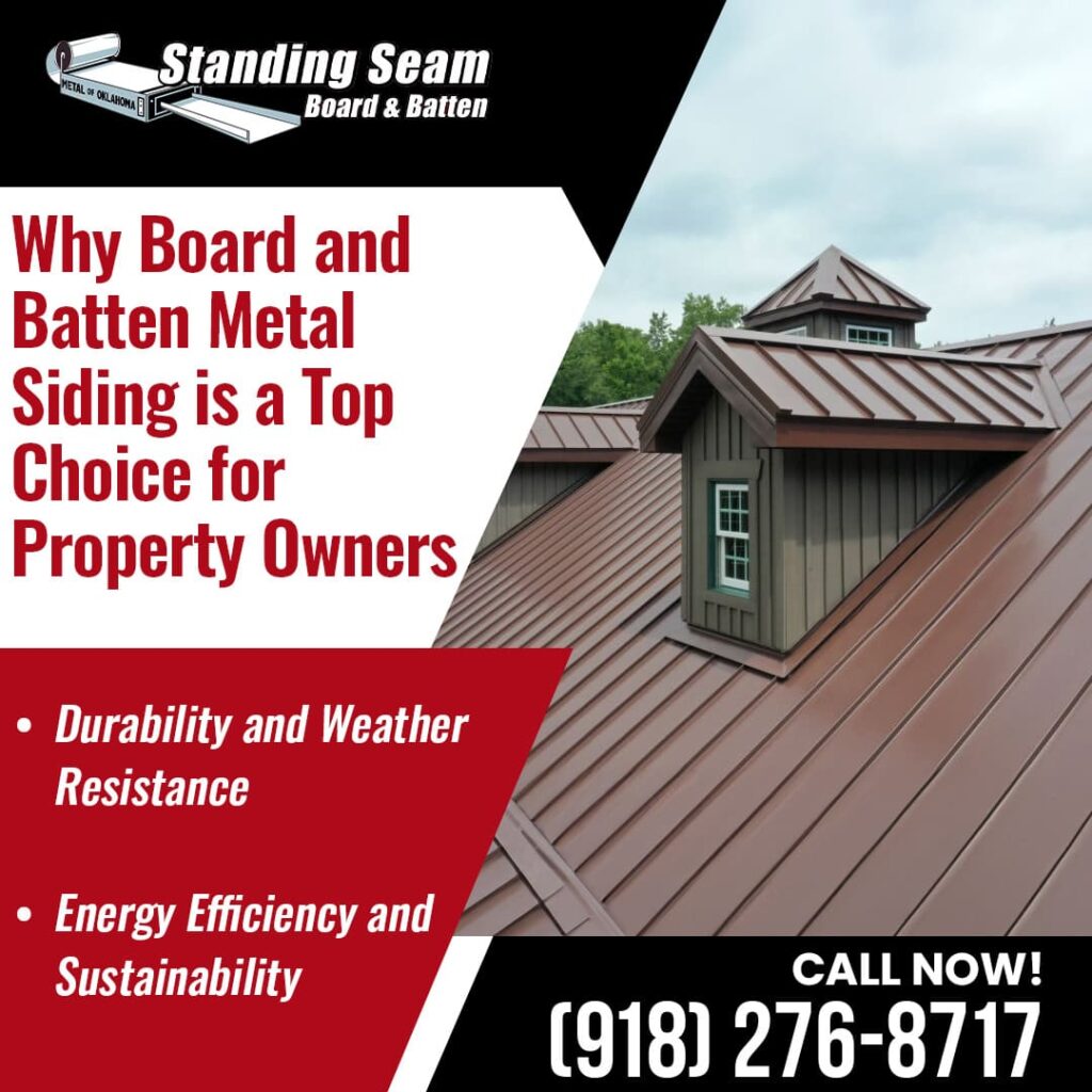 why board and batten metal siding is a top choice for property owners