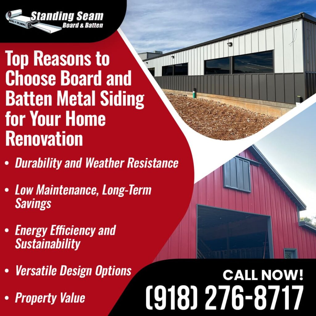 Reasons to Choose Board and Batten Metal Siding for Home Renovation