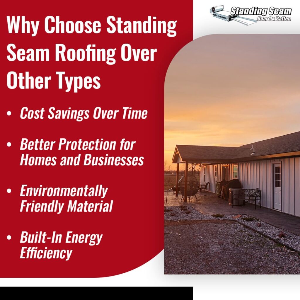 Why Choose Standing Seam Roofing Over Other Types