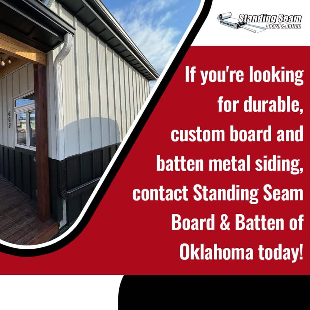 Durable, Custom Board and Batten Metal Siding