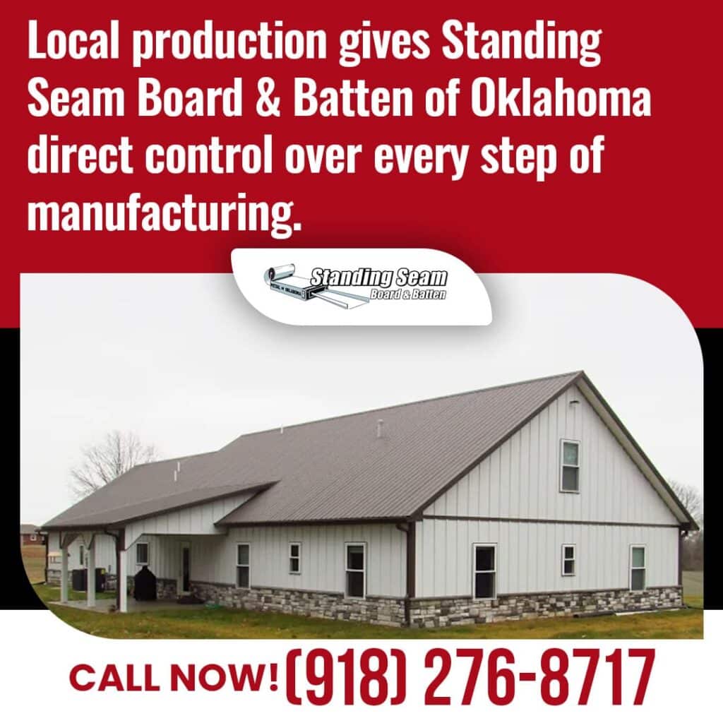Local Production of Metal Siding