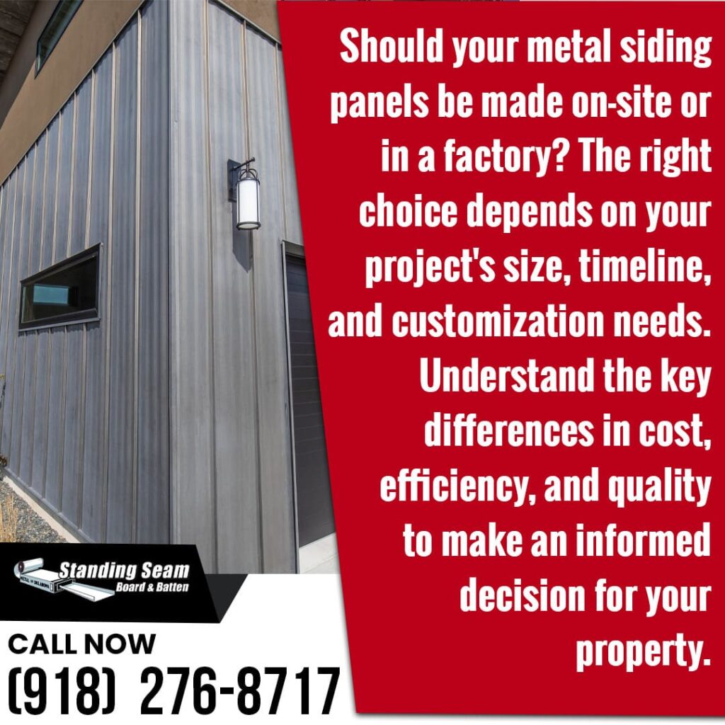 Quality metal siding panels