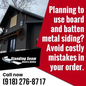 Board and Batten Metal Siding Oklahoma Supplier