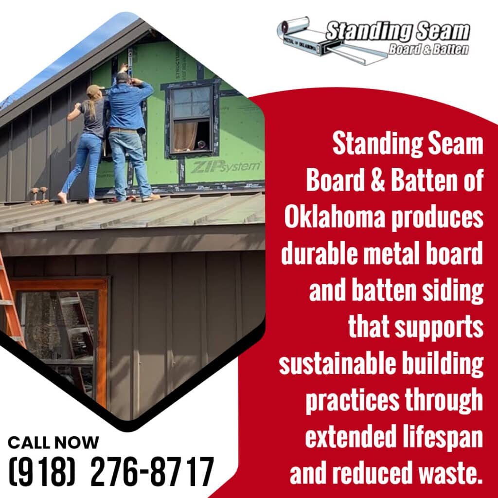 durable metal board and batten siding