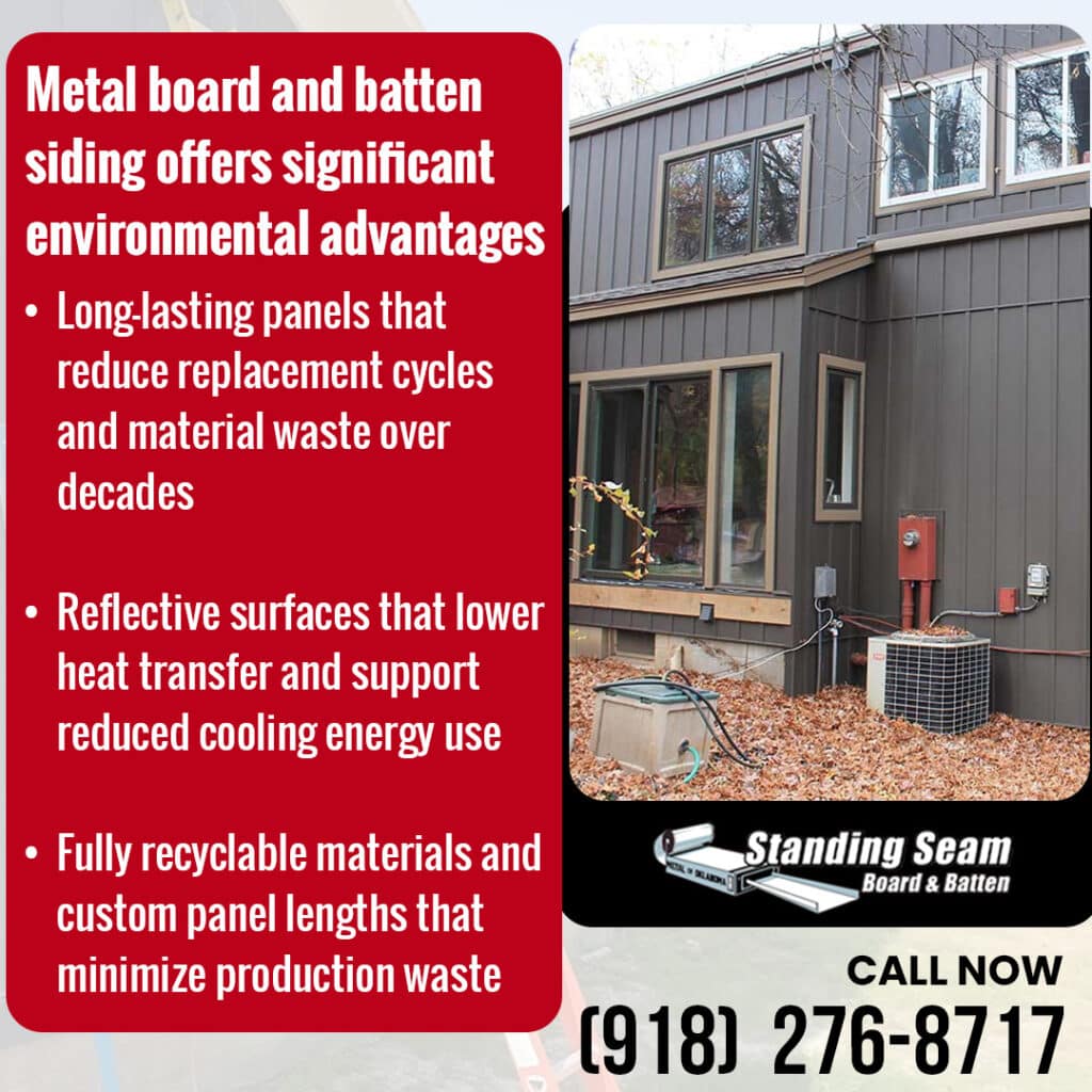 metal board and batten siding environmental advantages